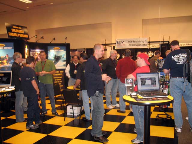 Our booth was packed from the time the doors opened at Dealer Expo.