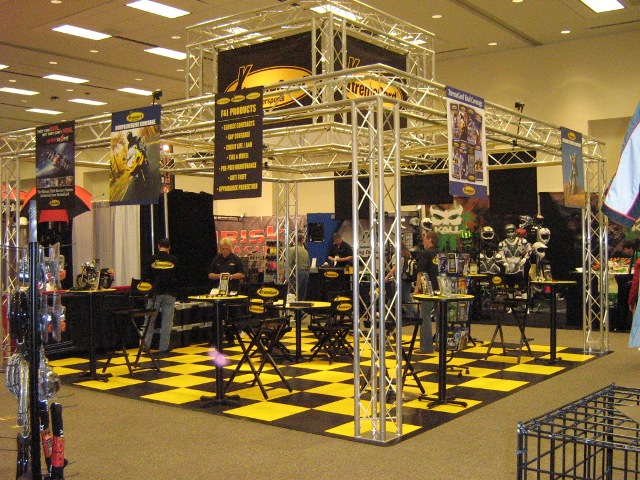 Our booth at the Dealer Expo.