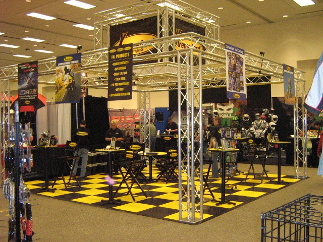 Our booth at the Dealer Expo.